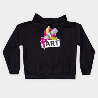 Banana with tape not art 01 Kids Hoodie